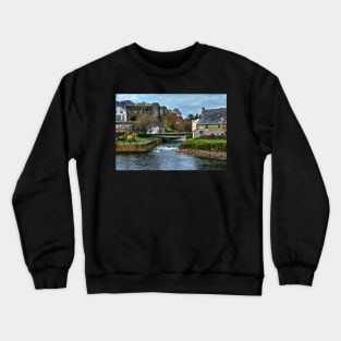 The Castle At Brecon in Wales Crewneck Sweatshirt